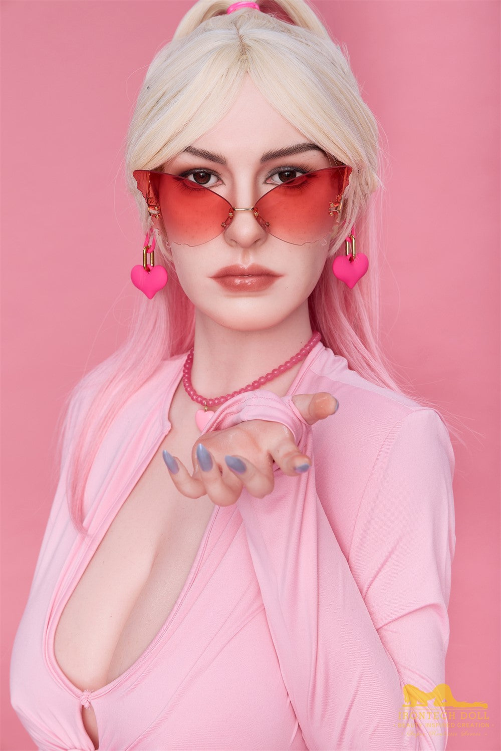 Lottie Shemale sexdukke (Irontech Doll 162 cm J-cup P25 silikone)