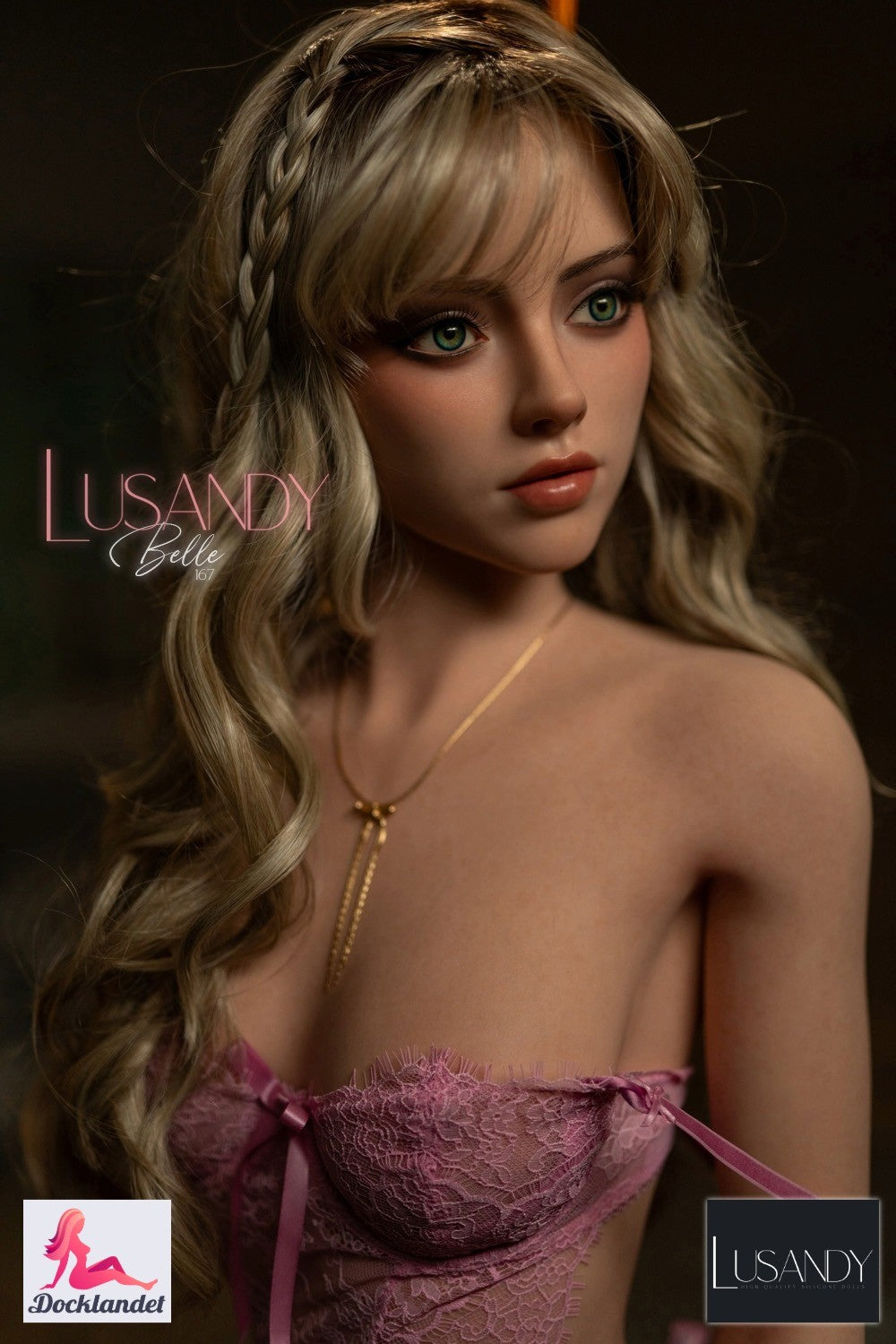 Belle sexdukke (Lusandy Doll 167 cm B-cup silikone) Naturlæder