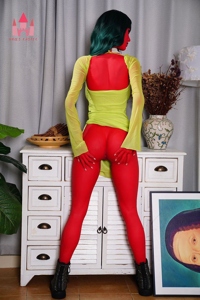 Lydia sexdukke (Dolls Castle 160 cm f-cup #DC46 TPE)