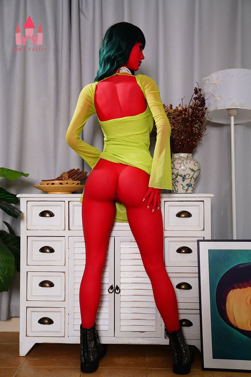 Lydia sexdukke (Dolls Castle 160 cm f-cup #DC46 TPE)