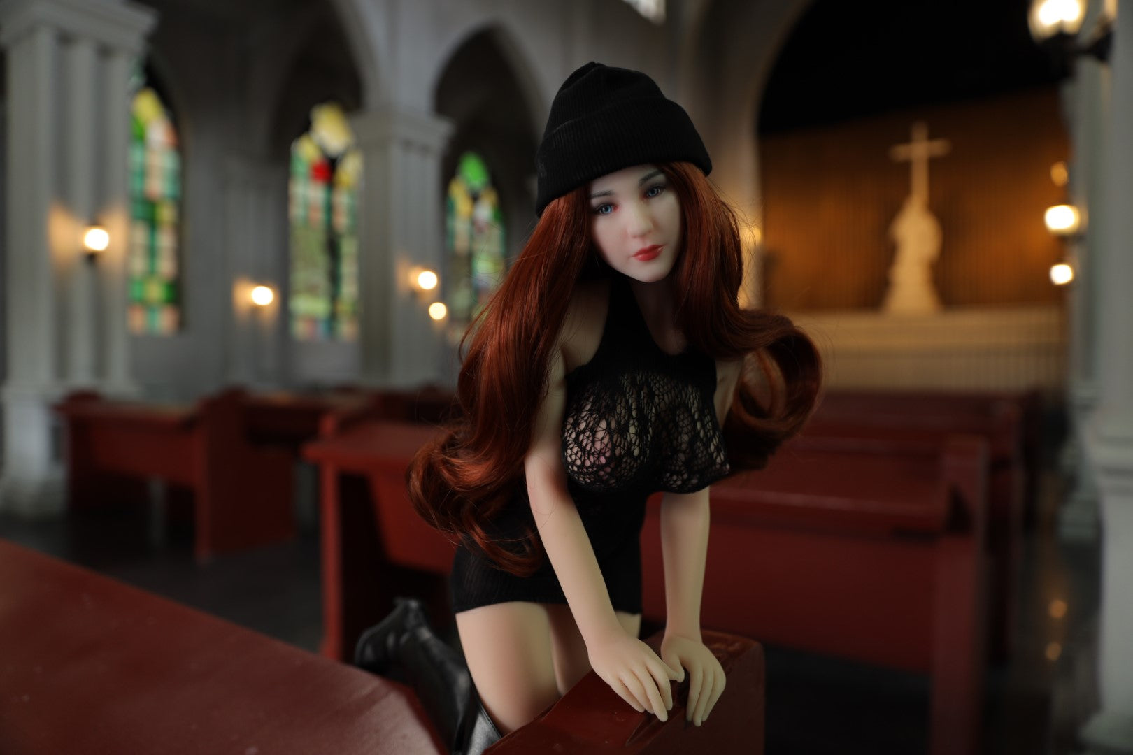 Mani sexdukke (Climax Doll Mini 60 cm f-cup silikone)