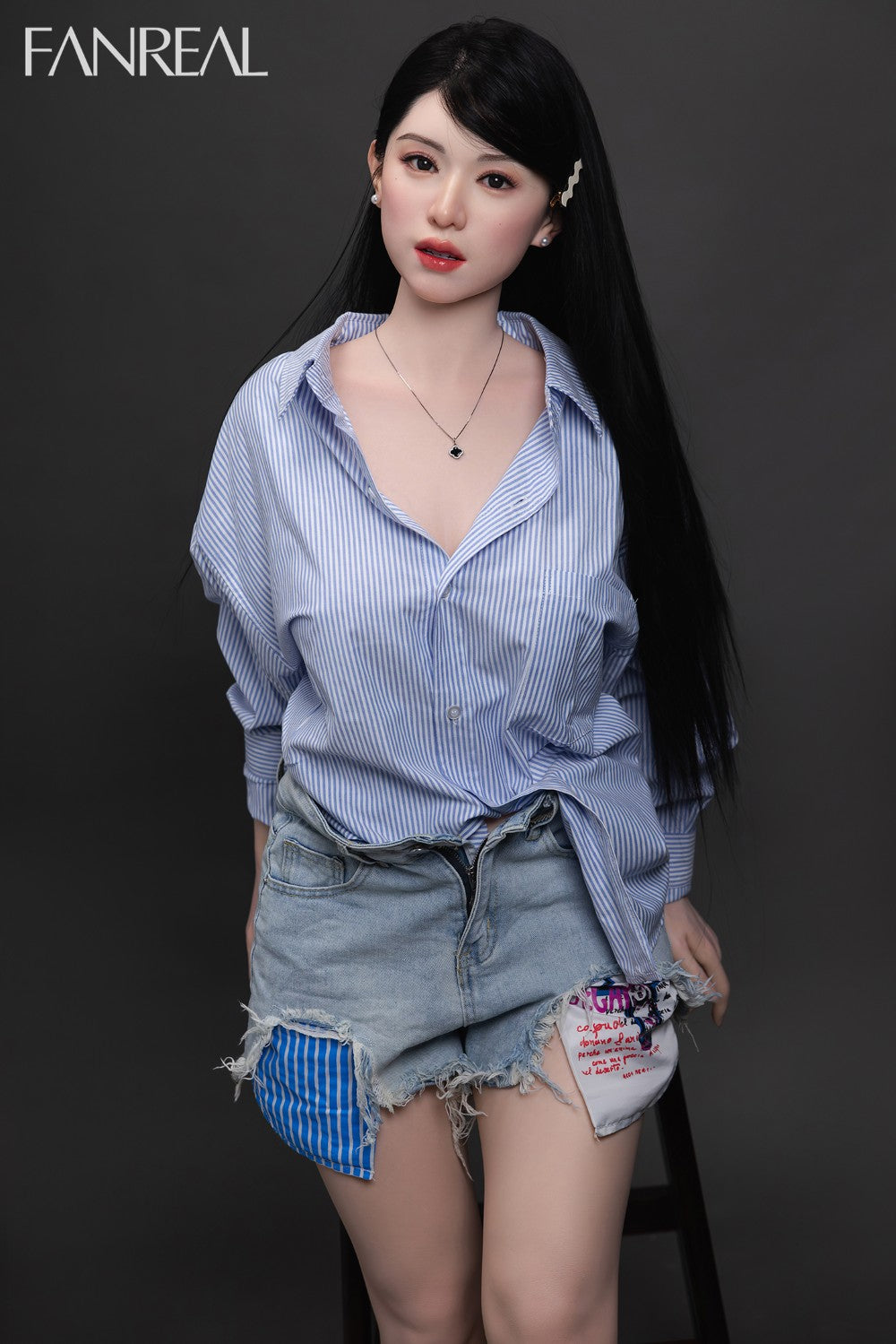 Kimmy sexdukke (FanReal Doll 155 cm f-cup silikone)