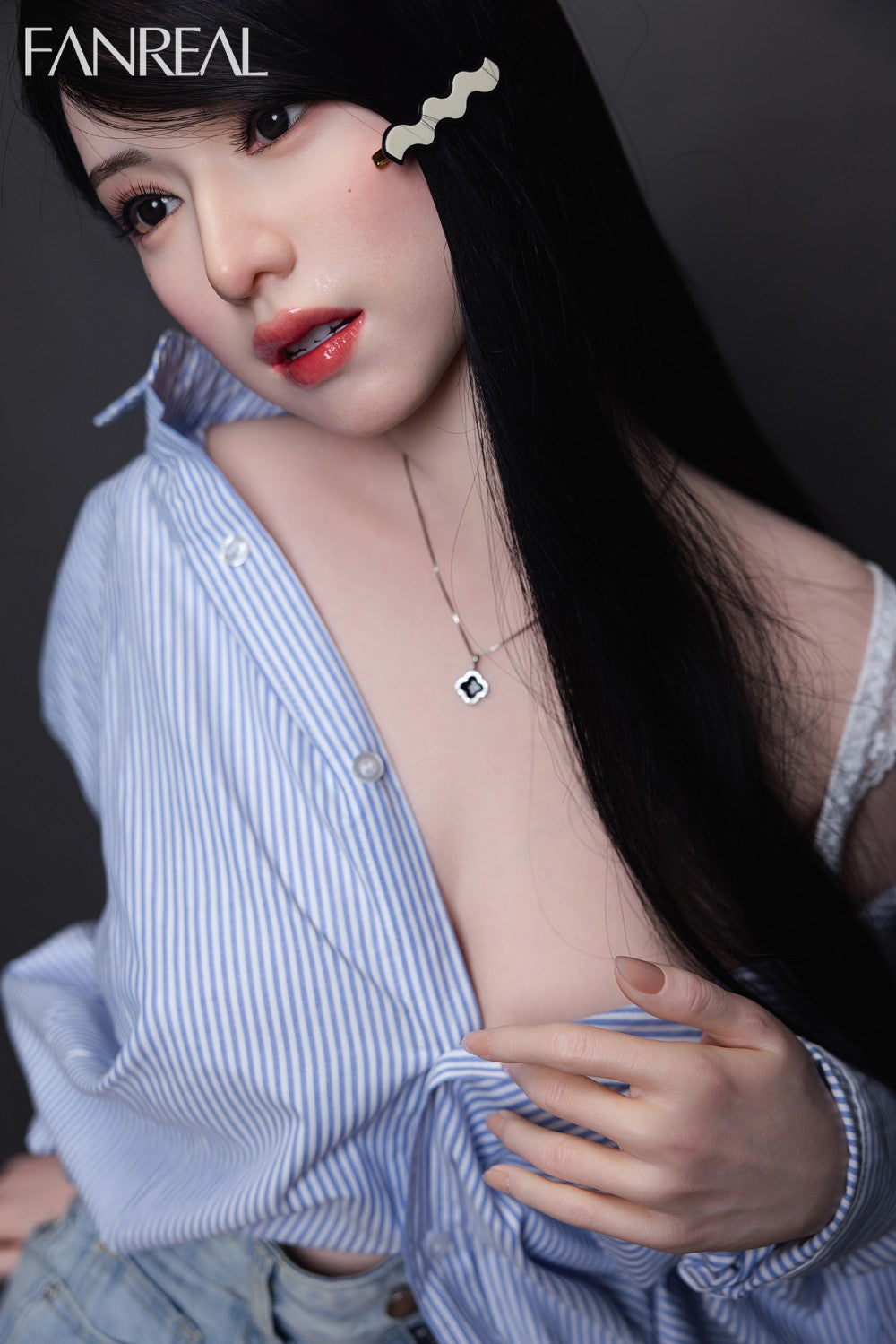 Kimmy sexdukke (FanReal Doll 155 cm F-cup RST silikone)
