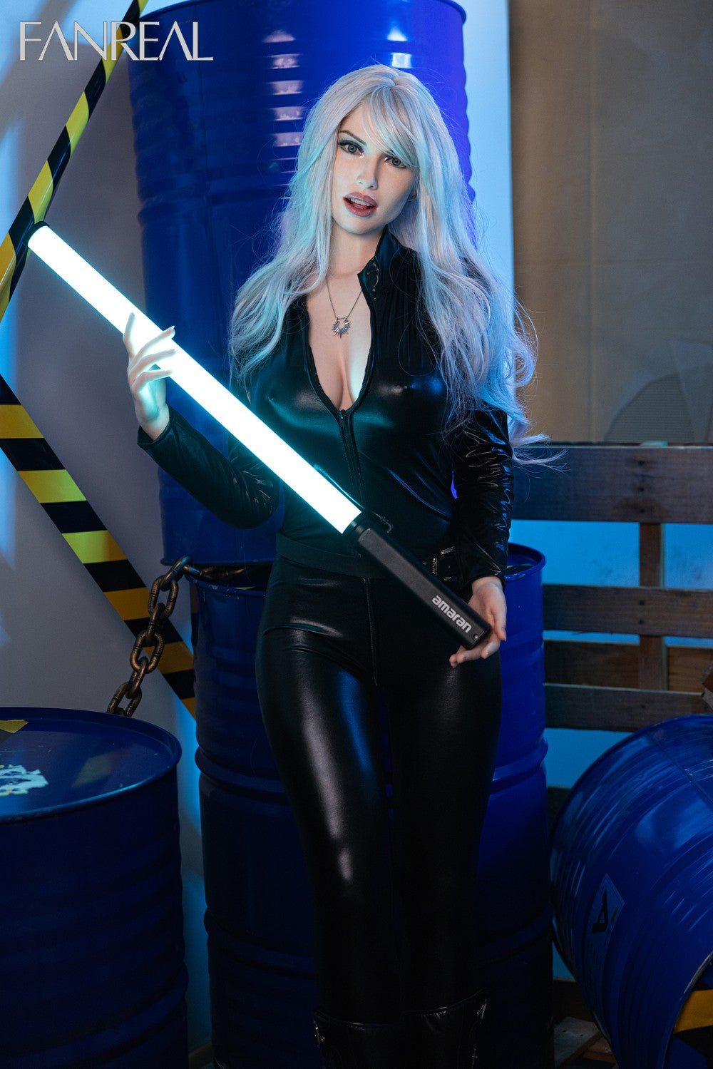 Kelly sexdukke (FanReal Doll 168 cm F-cup silikone)