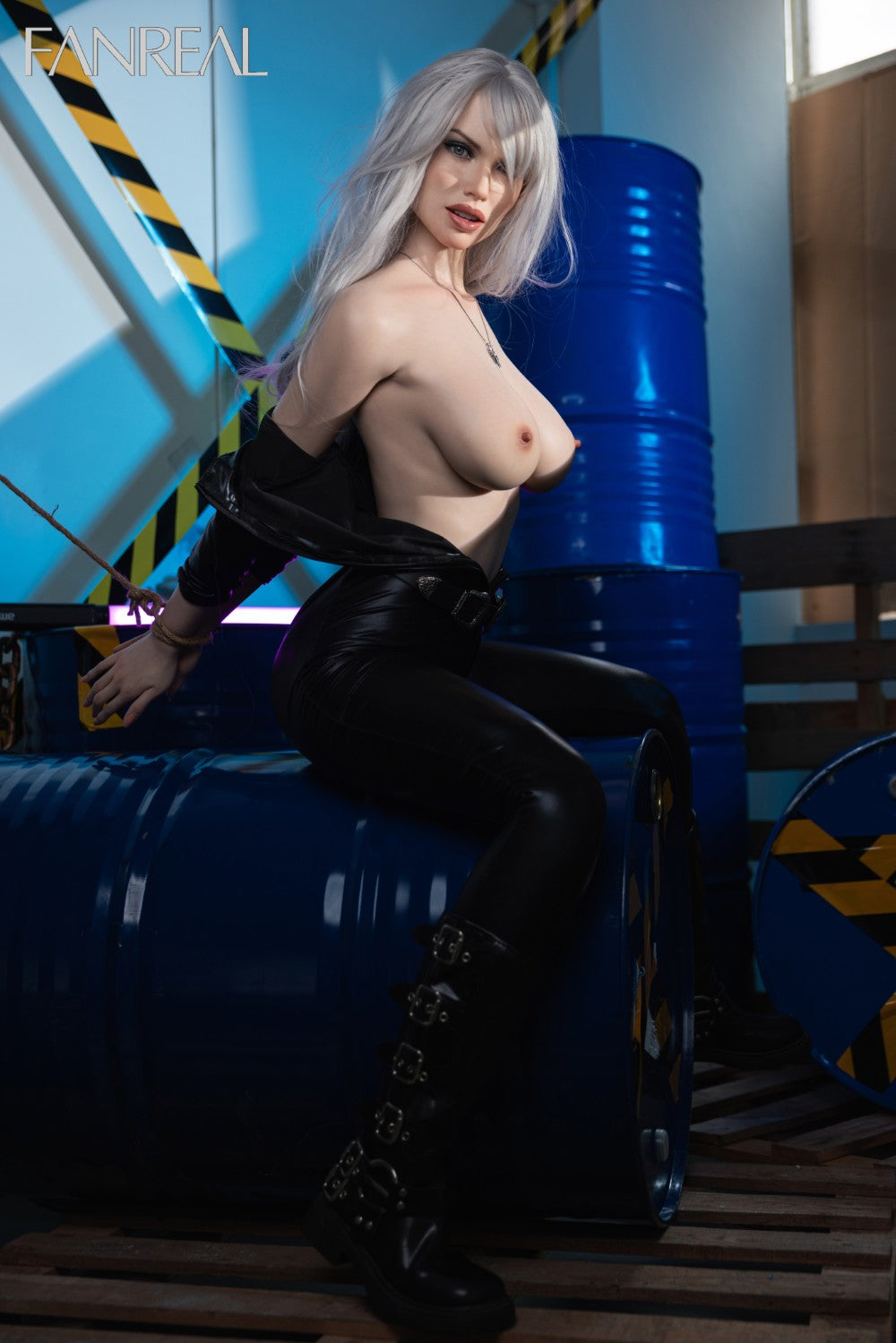 Kelly sexdukke (FanReal Doll 168 cm F-cup silikone)