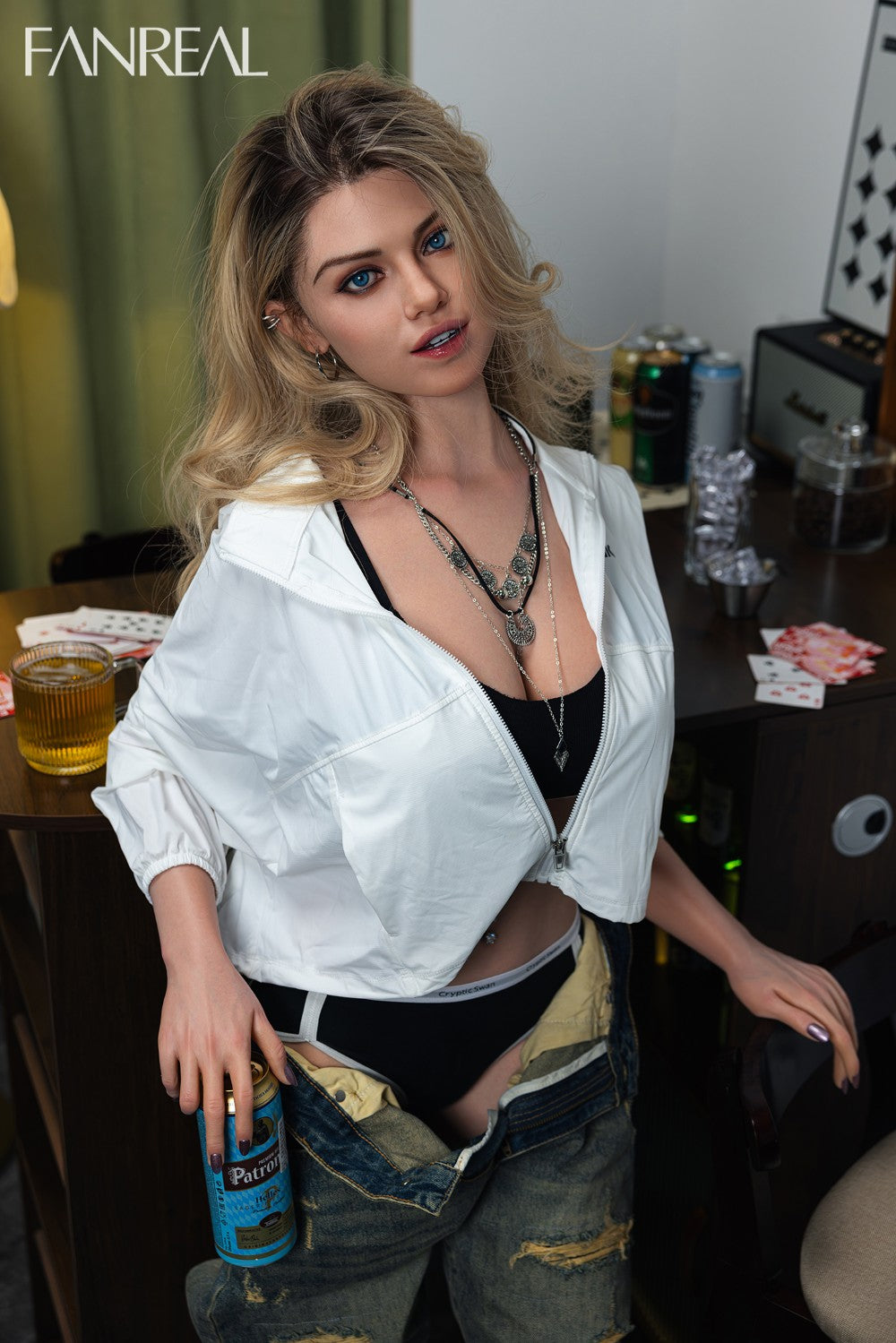 Maria sexdukke (FanReal Doll 168 cm F-cup silikone)