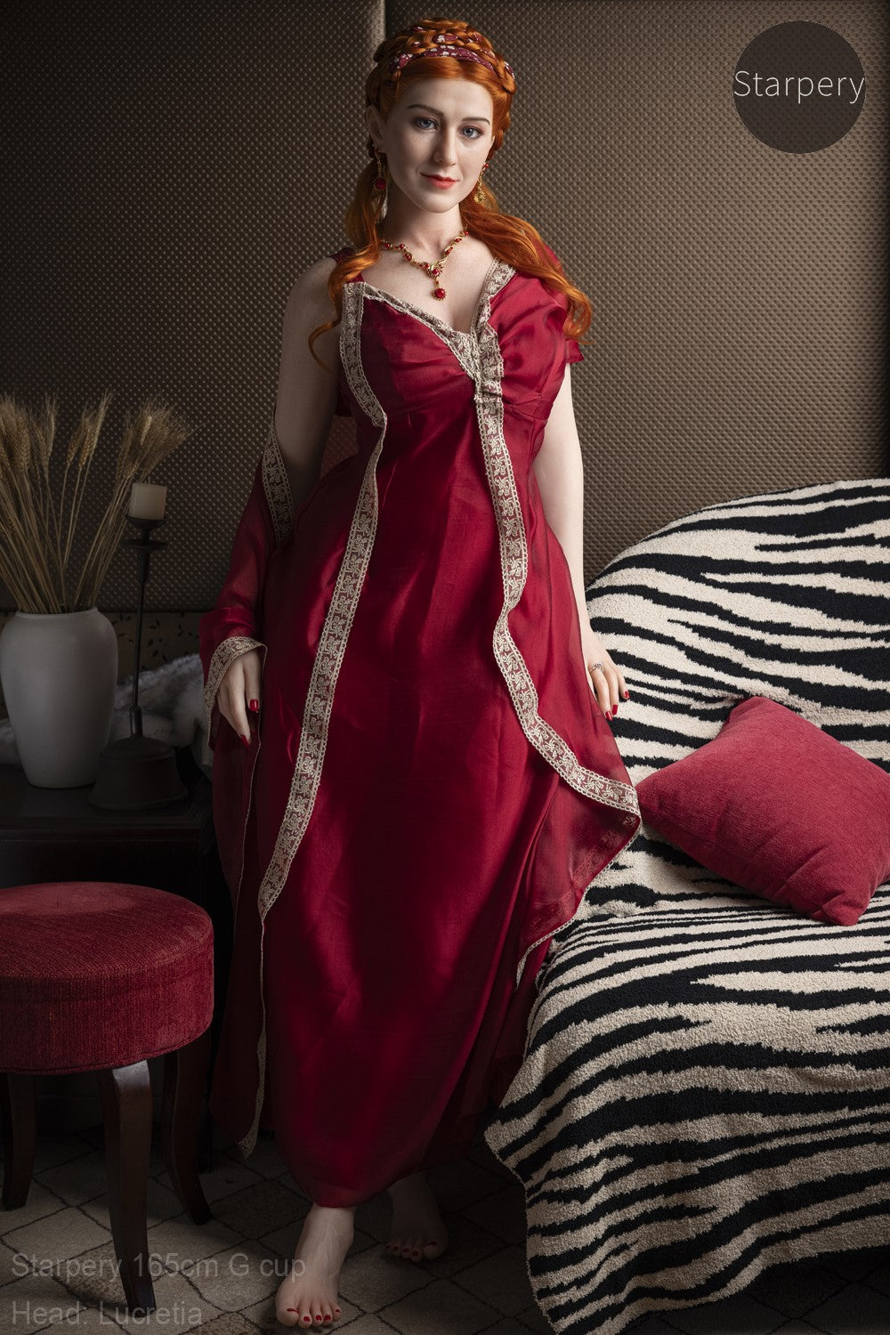 Lucretia sexdukke (Starpery 165 cm g-cup TPE+silikone)