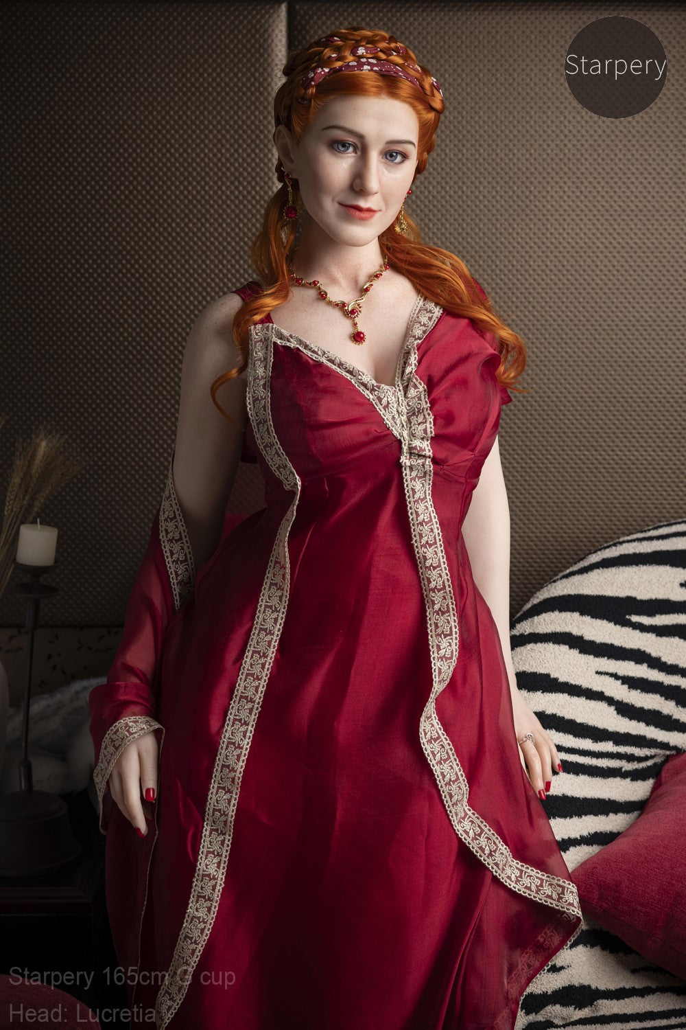 Lucretia sexdukke (Starpery 165 cm g-cup TPE+silikone)