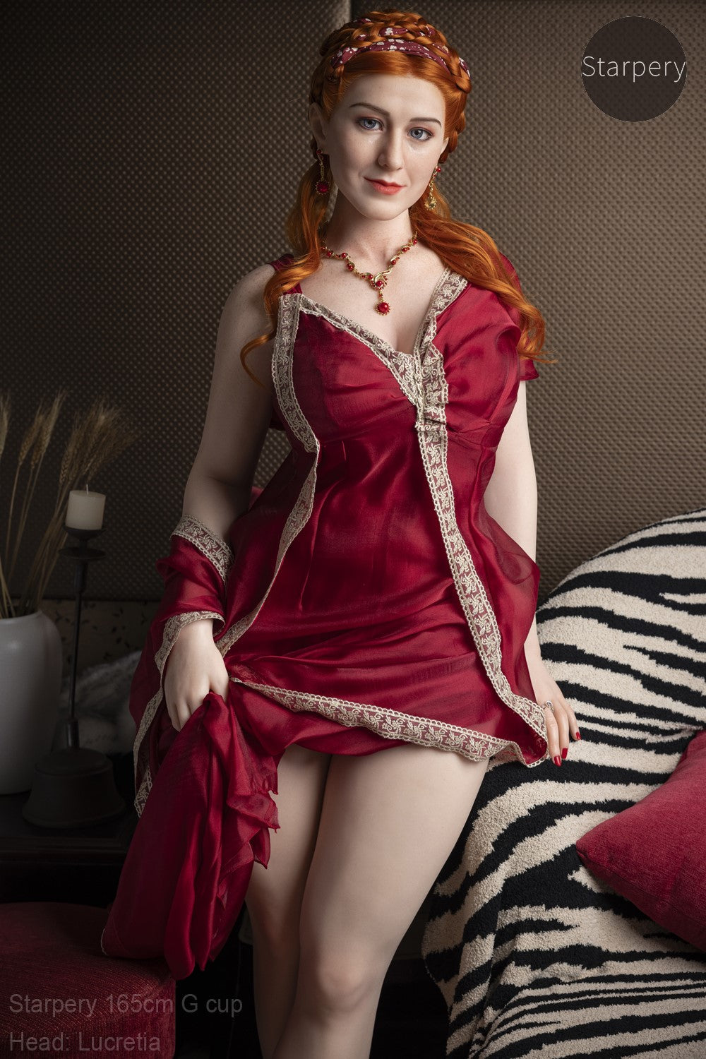 Lucretia sexdukke (Starpery 165 cm g-cup TPE+silikone)