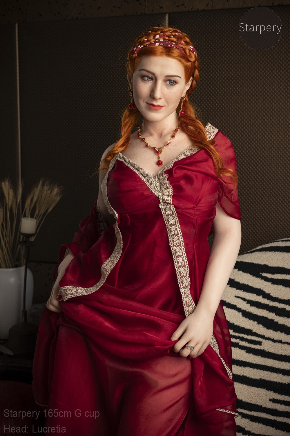 Lucretia sexdukke (Starpery 165 cm g-cup TPE+silikone)