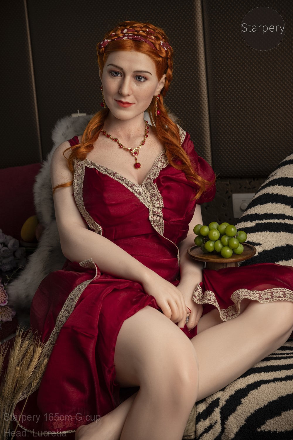Lucretia sexdukke (Starpery 165 cm g-cup TPE+silikone)