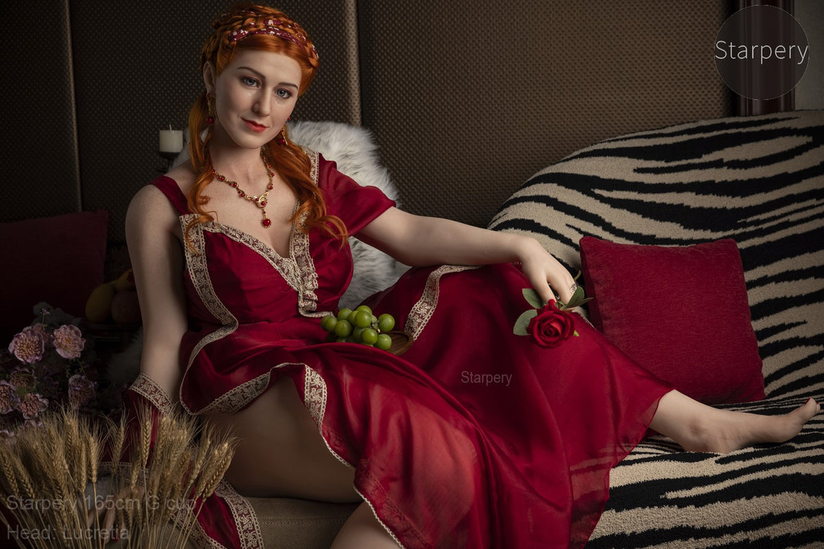 Lucretia sexdukke (Starpery 165 cm G-cup TPE+silikone)