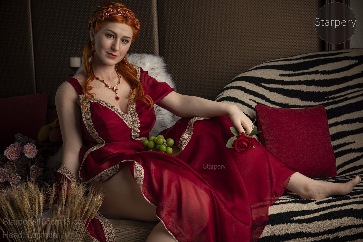 Lucretia sexdukke (Starpery 165 cm g-cup TPE+silikone)