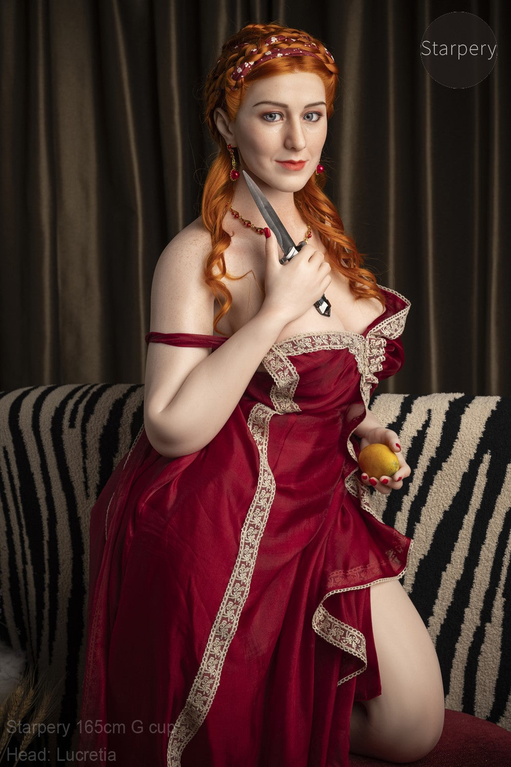 Lucretia sexdukke (Starpery 165 cm g-cup TPE+silikone)