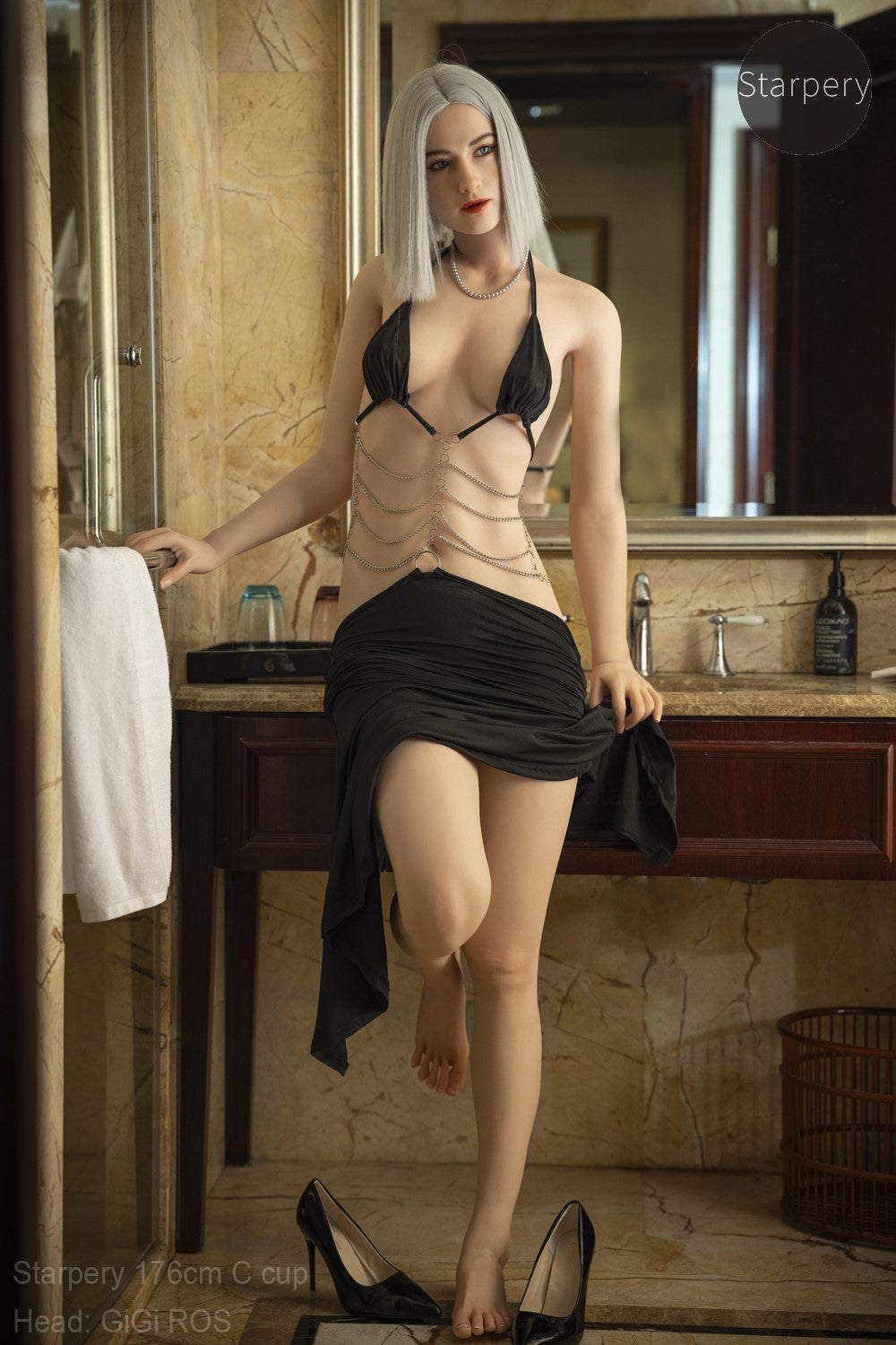 Gigi sexdukke (Starpery 176 cm c-cup TPE+silikone)