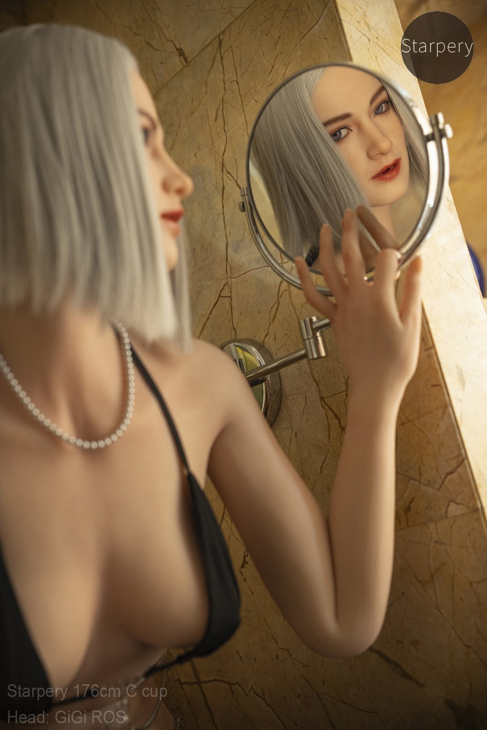 Gigi sexdukke (Starpery 176 cm C-cup TPE+silikone)