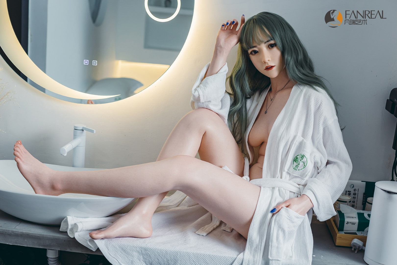 Qian sexdukke (FanReal Doll 158 cm B-cup silikone)