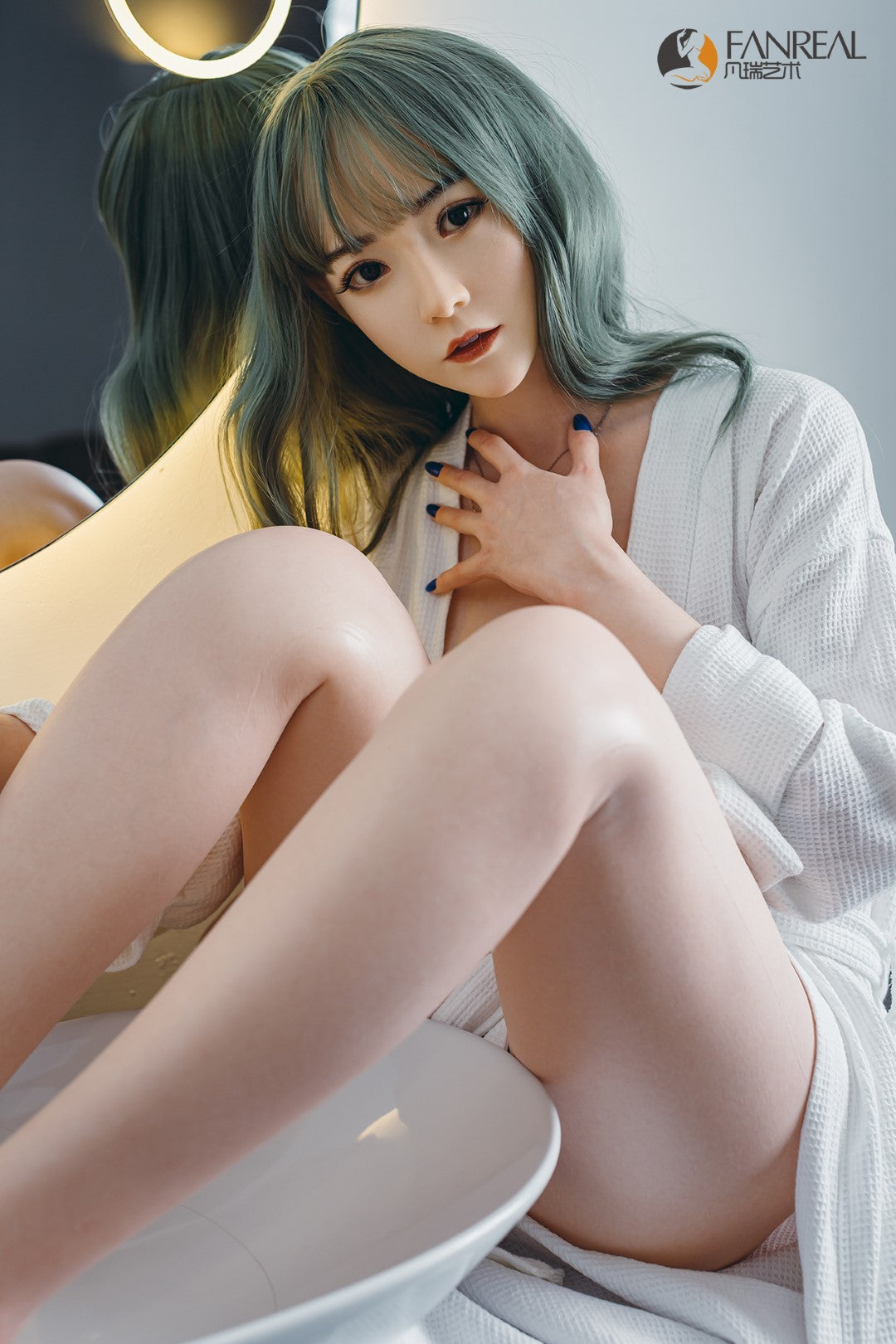Qian sexdukke (FanReal Doll 158 cm B-cup silikone)