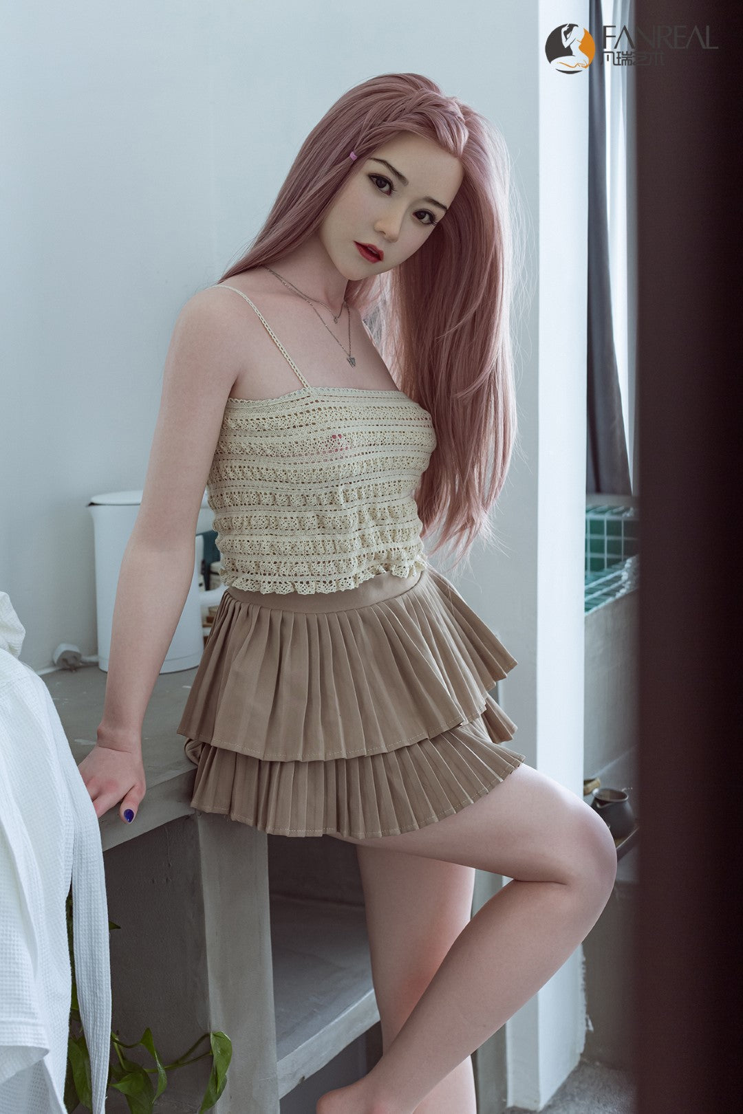 Qian sexdukke (FanReal Doll 158 cm B-cup silikone)
