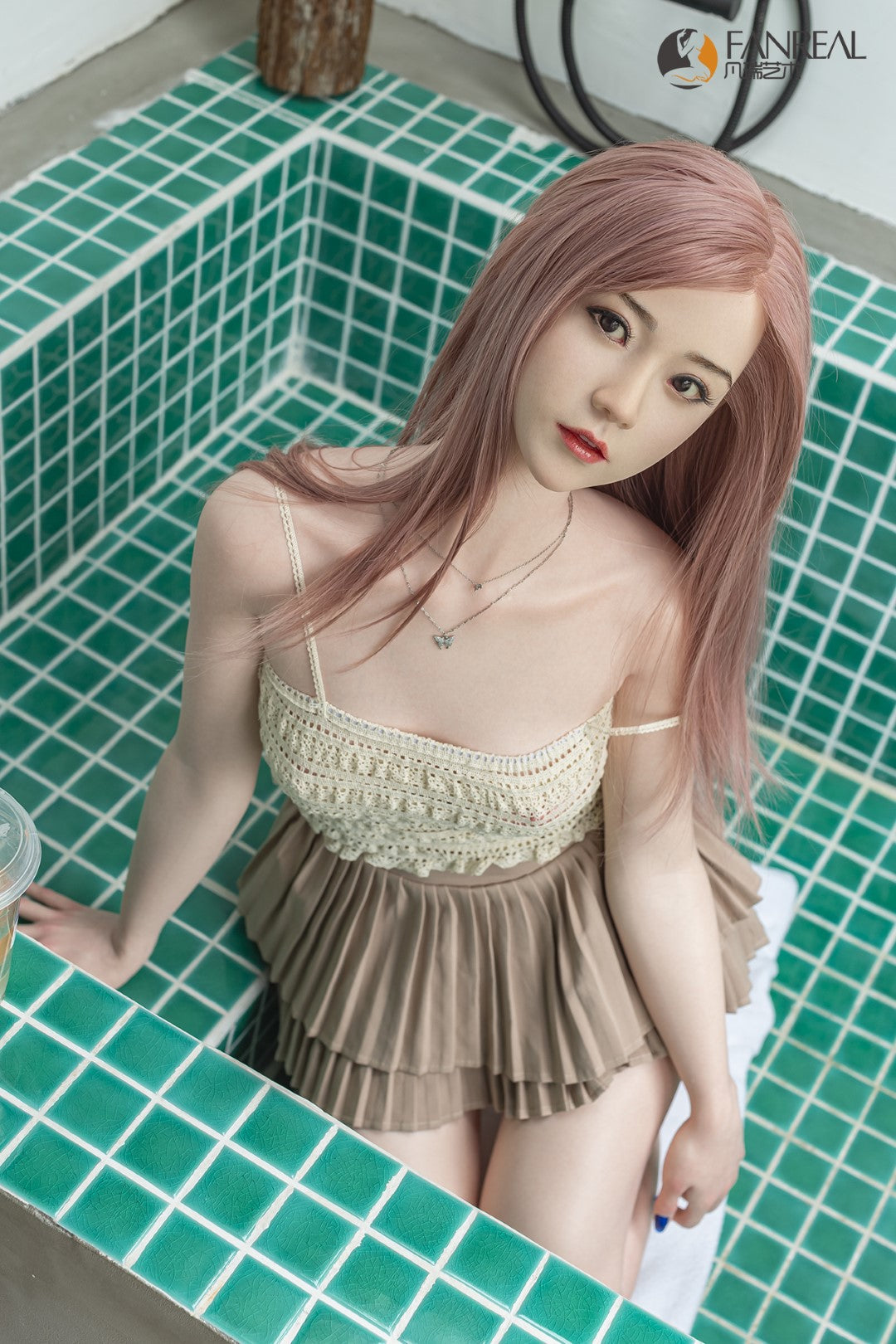 Qian sexdukke (FanReal Doll 158 cm B-cup silikone)