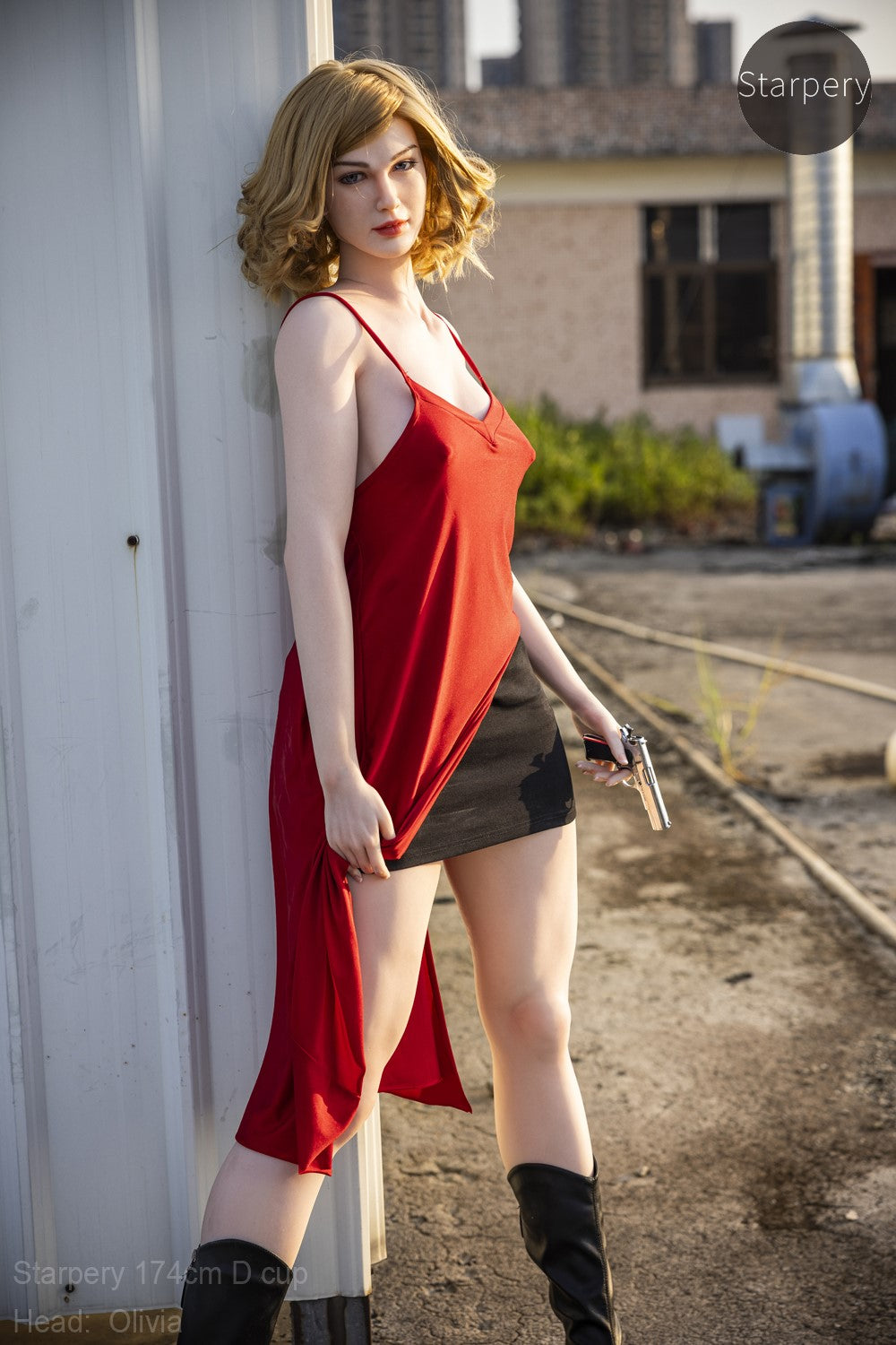 Olivia sexdukke (Starpery 174 cm D-cup TPE+silikone)