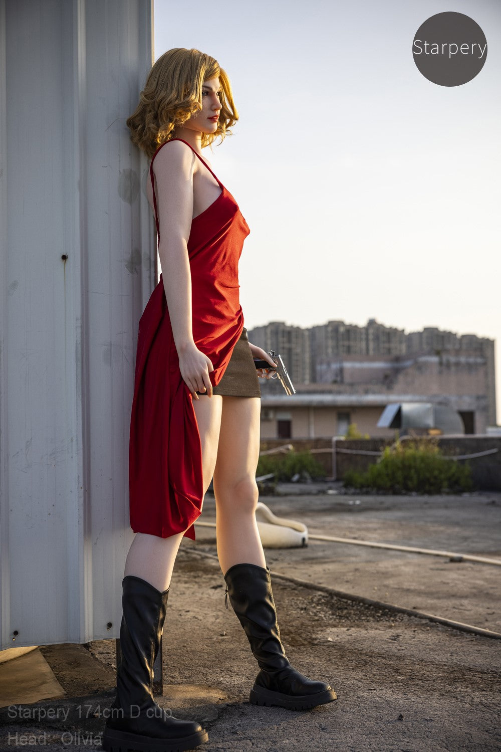 Olivia sexdukke (Starpery 174 cm D-cup TPE+silikone)