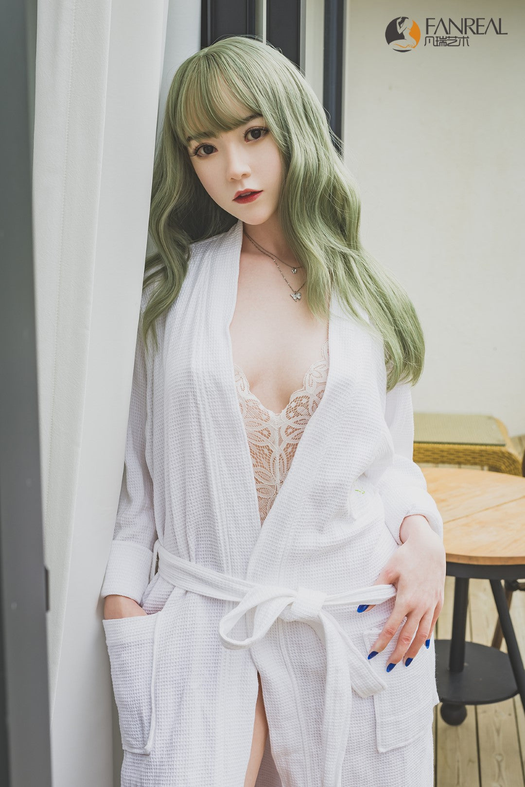 Qian sexdukke (FanReal Doll 158 cm B-cup silikone)
