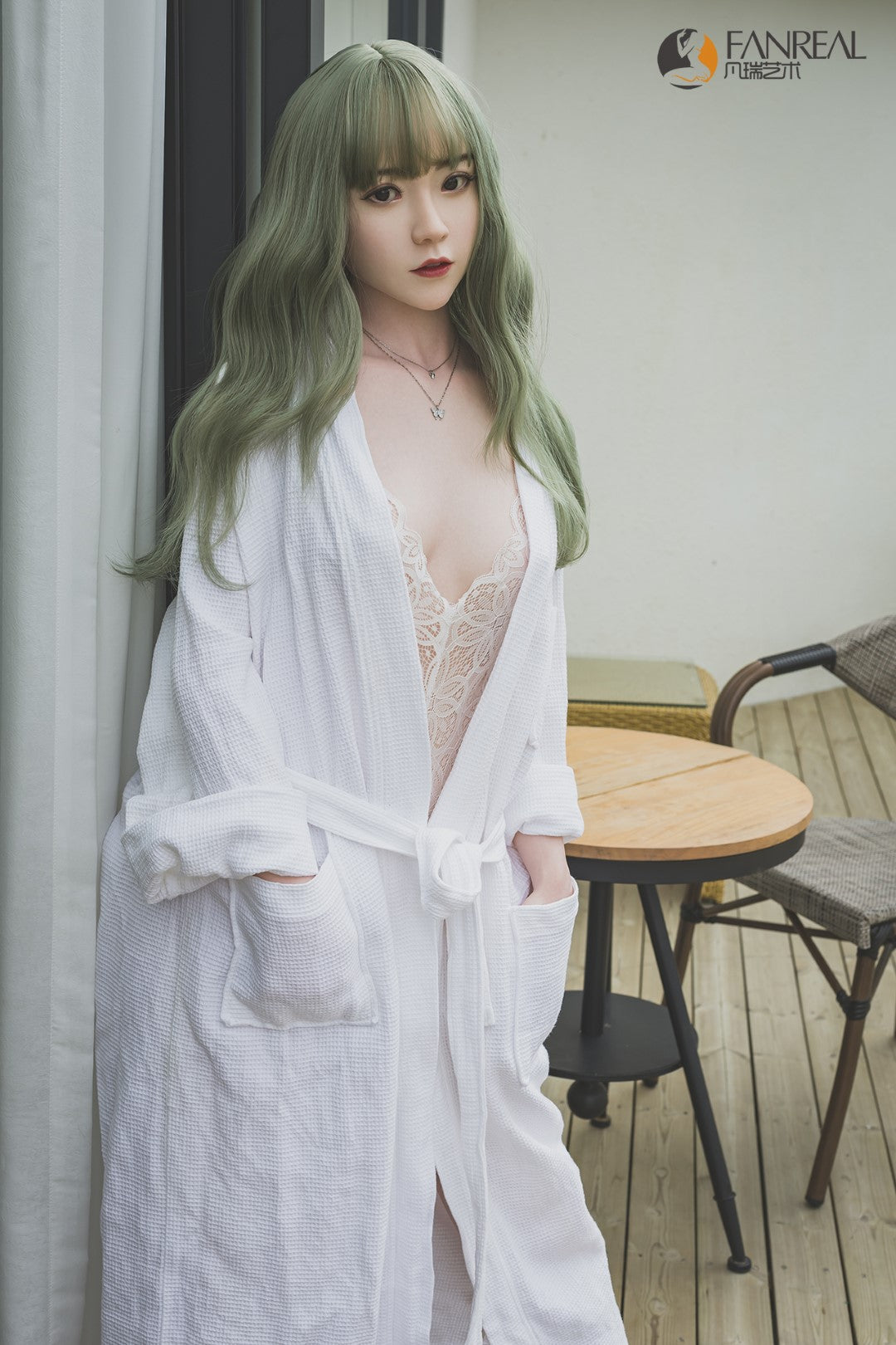 Qian sexdukke (FanReal Doll 158 cm B-cup silikone)