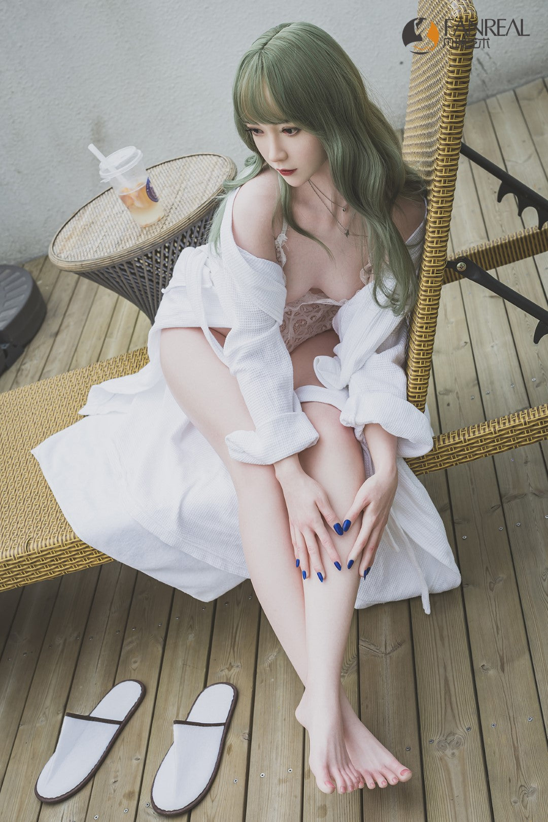 Qian sexdukke (FanReal Doll 158 cm B-cup silikone)