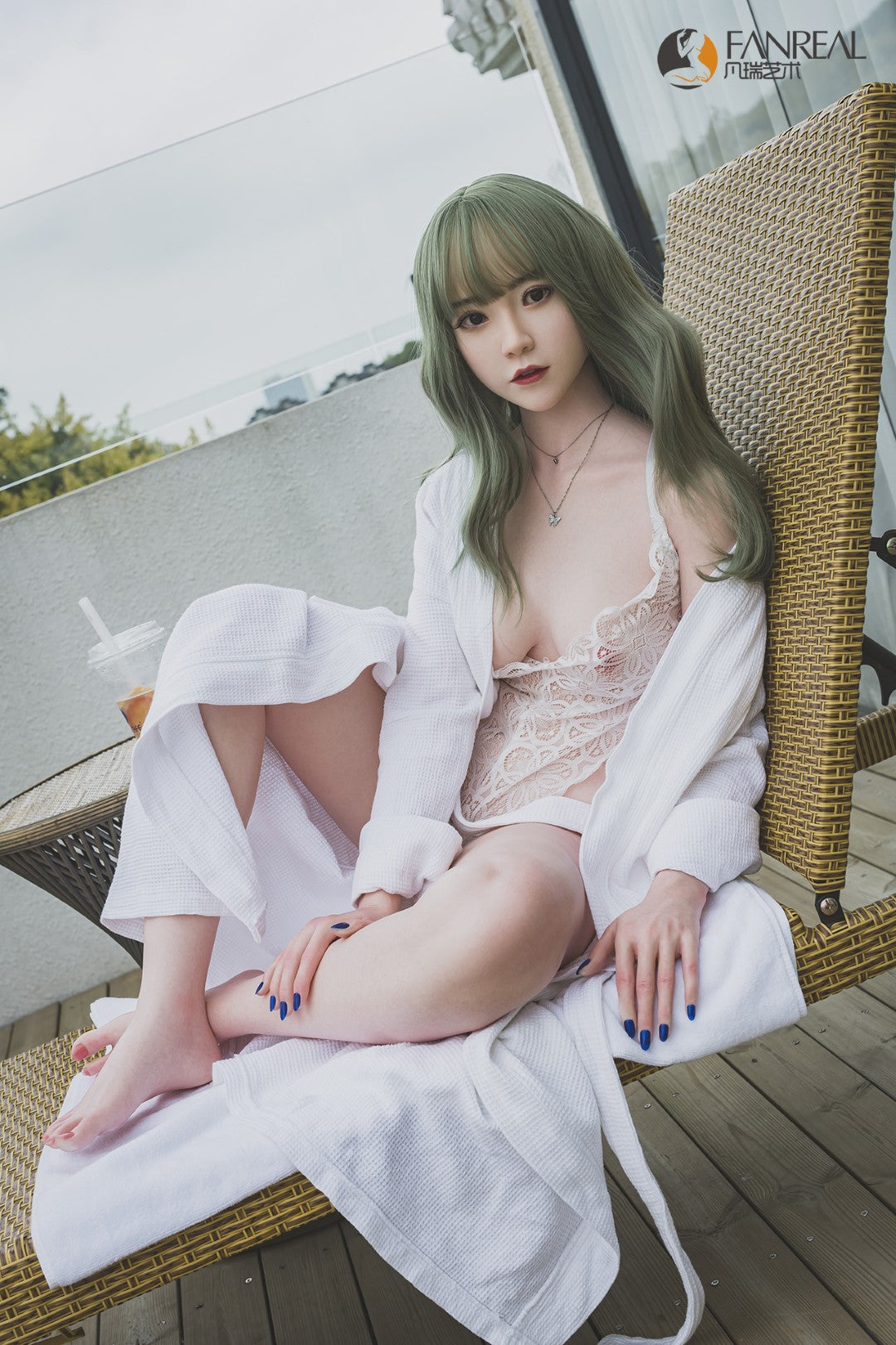 Qian sexdukke (FanReal Doll 158 cm B-cup silikone)