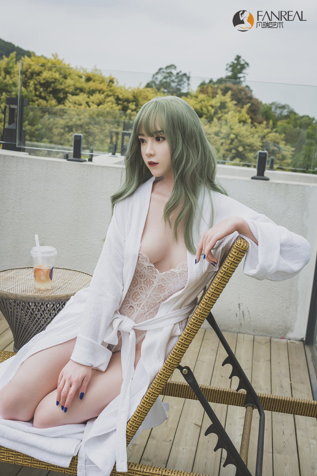 Qian sexdukke (FanReal Doll 158 cm B-cup silikone)