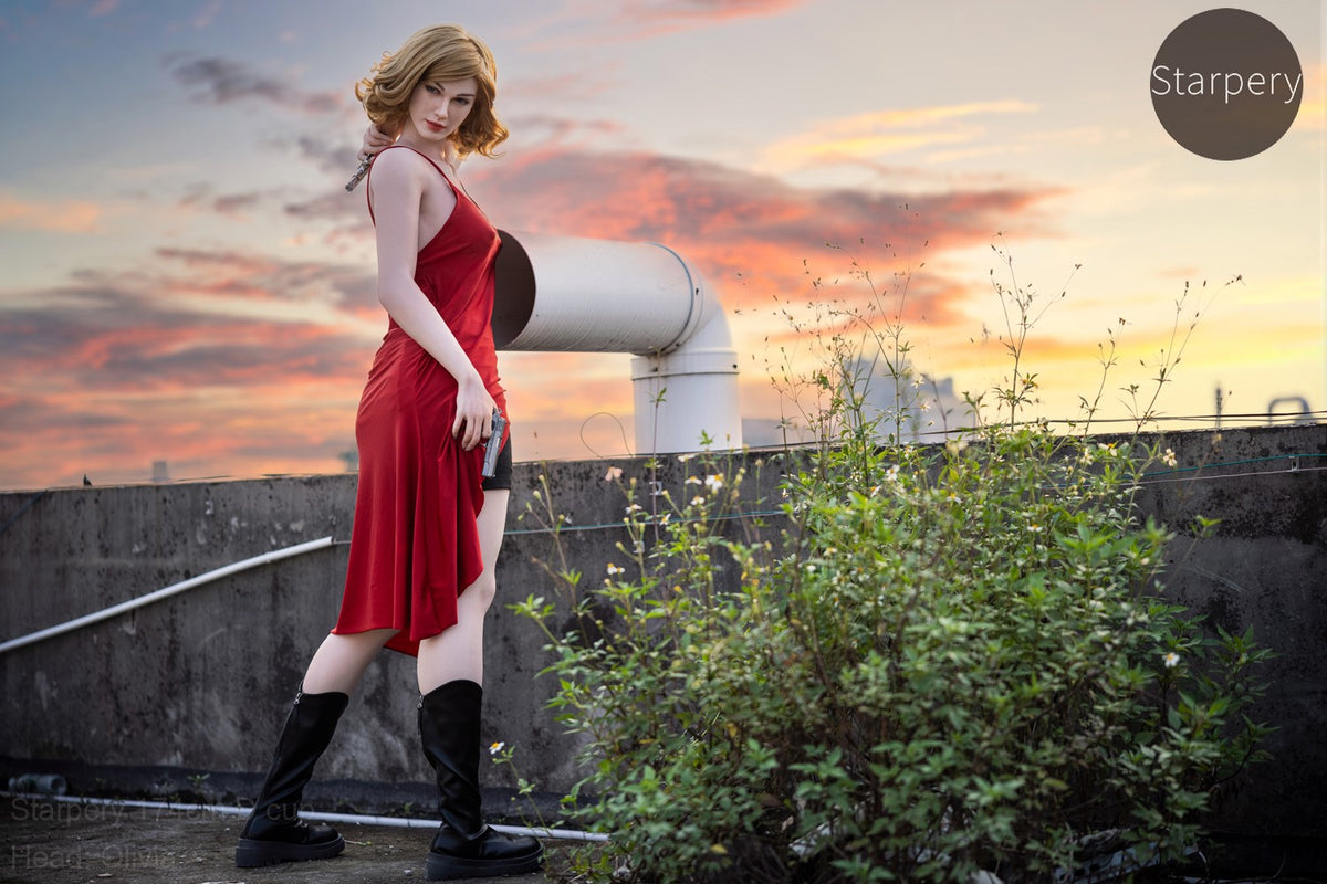 Olivia sexdukke (Starpery 174 cm D-cup TPE+silikone)