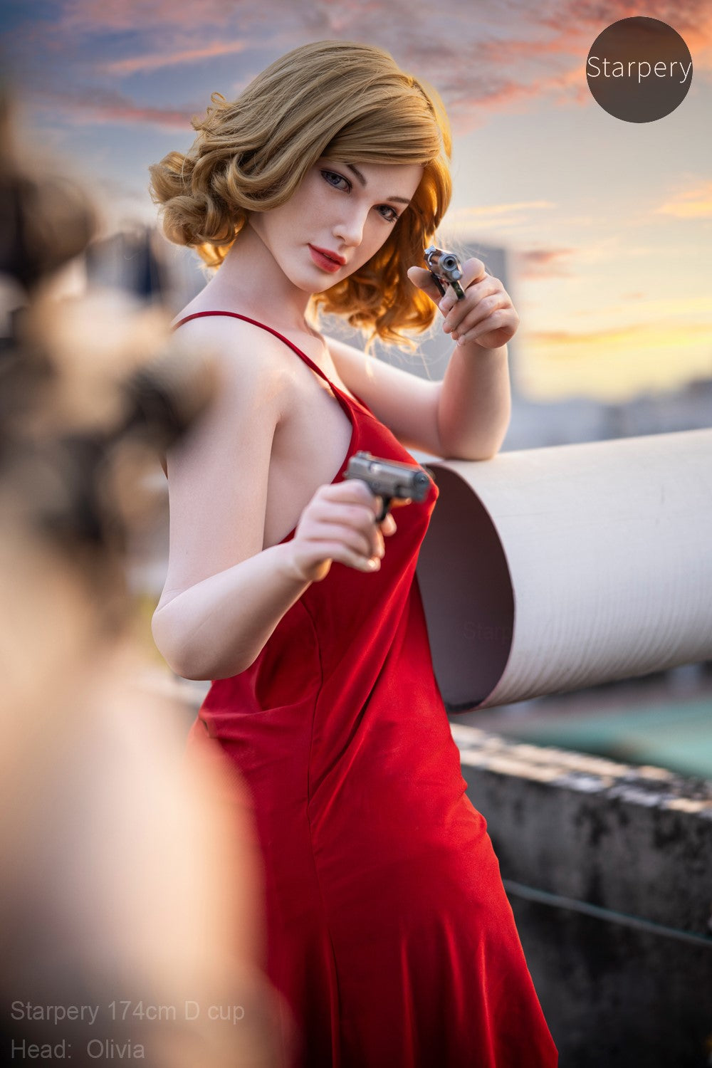 Olivia sexdukke (Starpery 174 cm D-cup TPE+silikone)