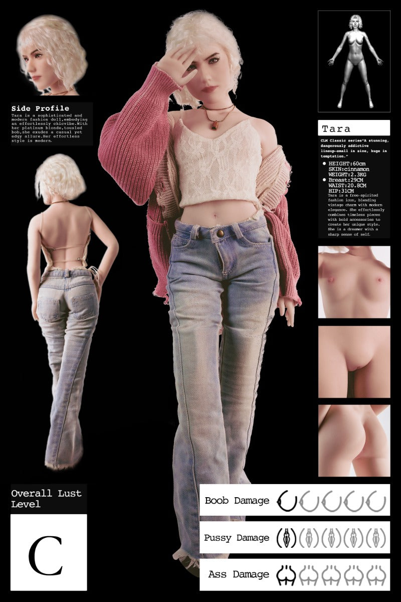Tara sexdukke (Climax Doll Mini 60 cm S-cup silikone)