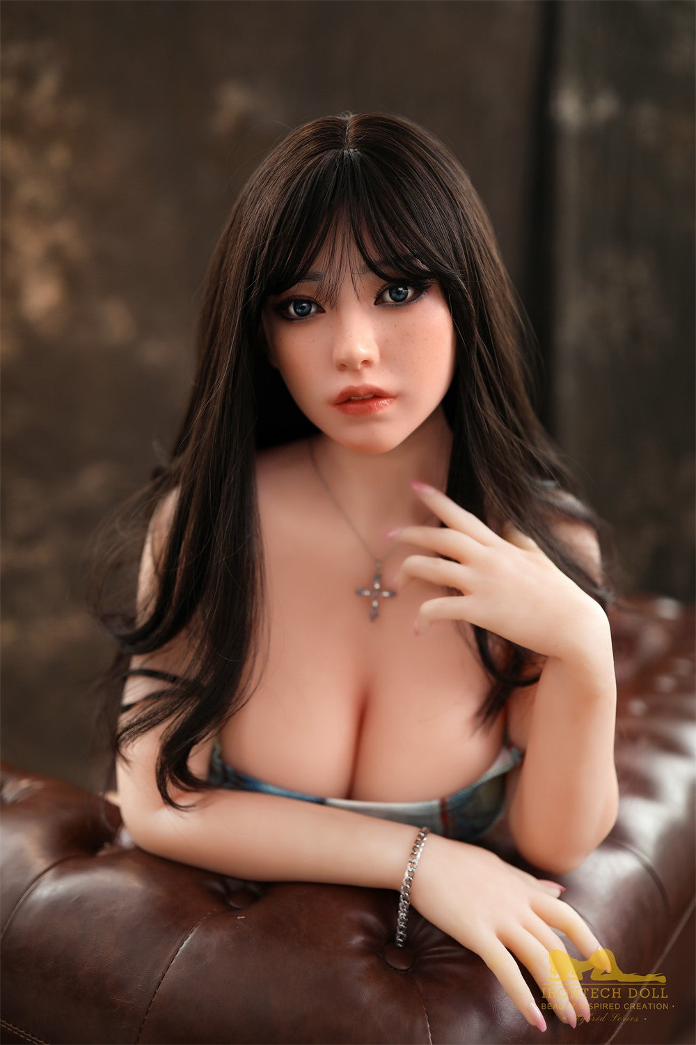 Odette sexdukke (Irontech Doll 161 cm E-cup S40 TPE+silikone)