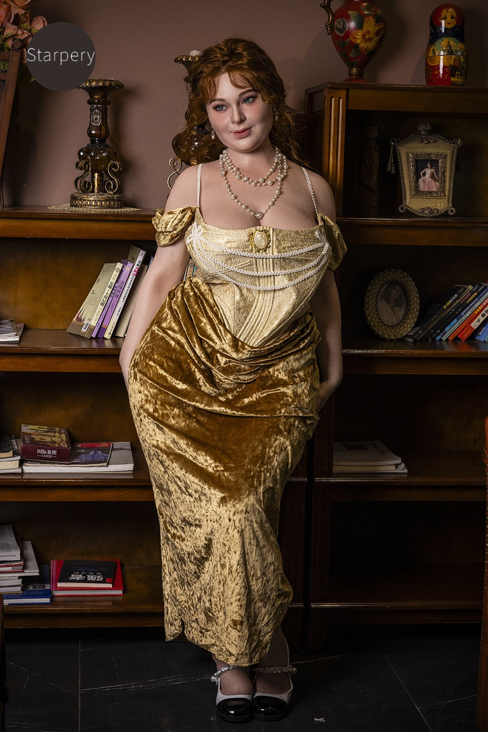 Elfenben sexdukke (Starpery 161 cm H-cup TPE+silikone)