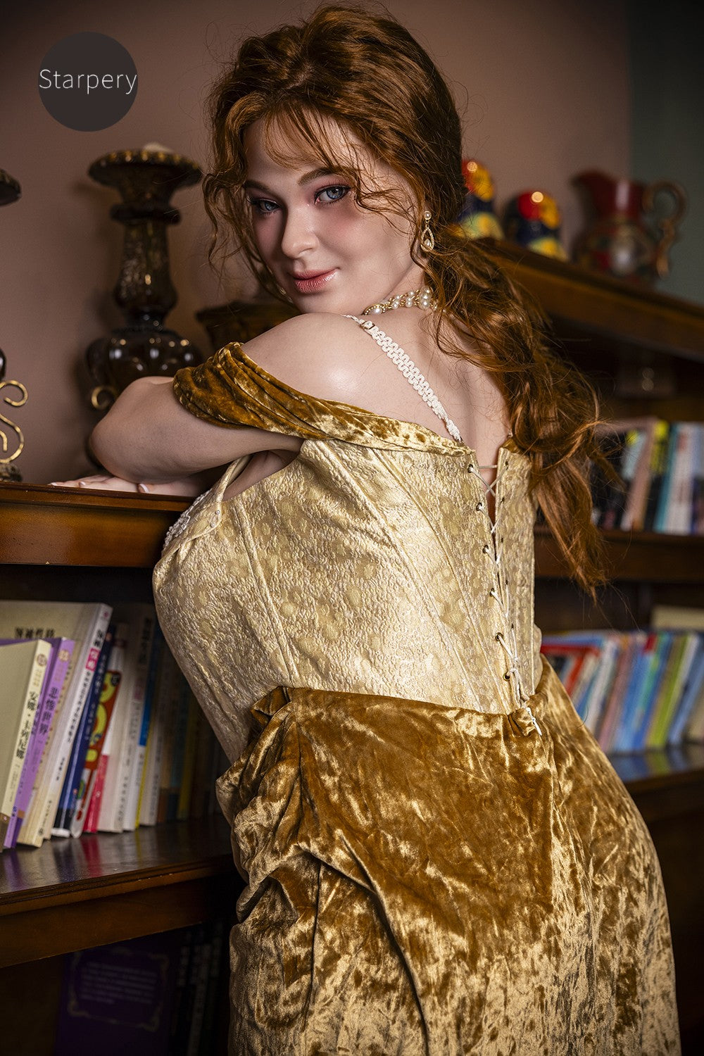 Elfenben sexdukke (Starpery 161 cm H-cup TPE+silikone)