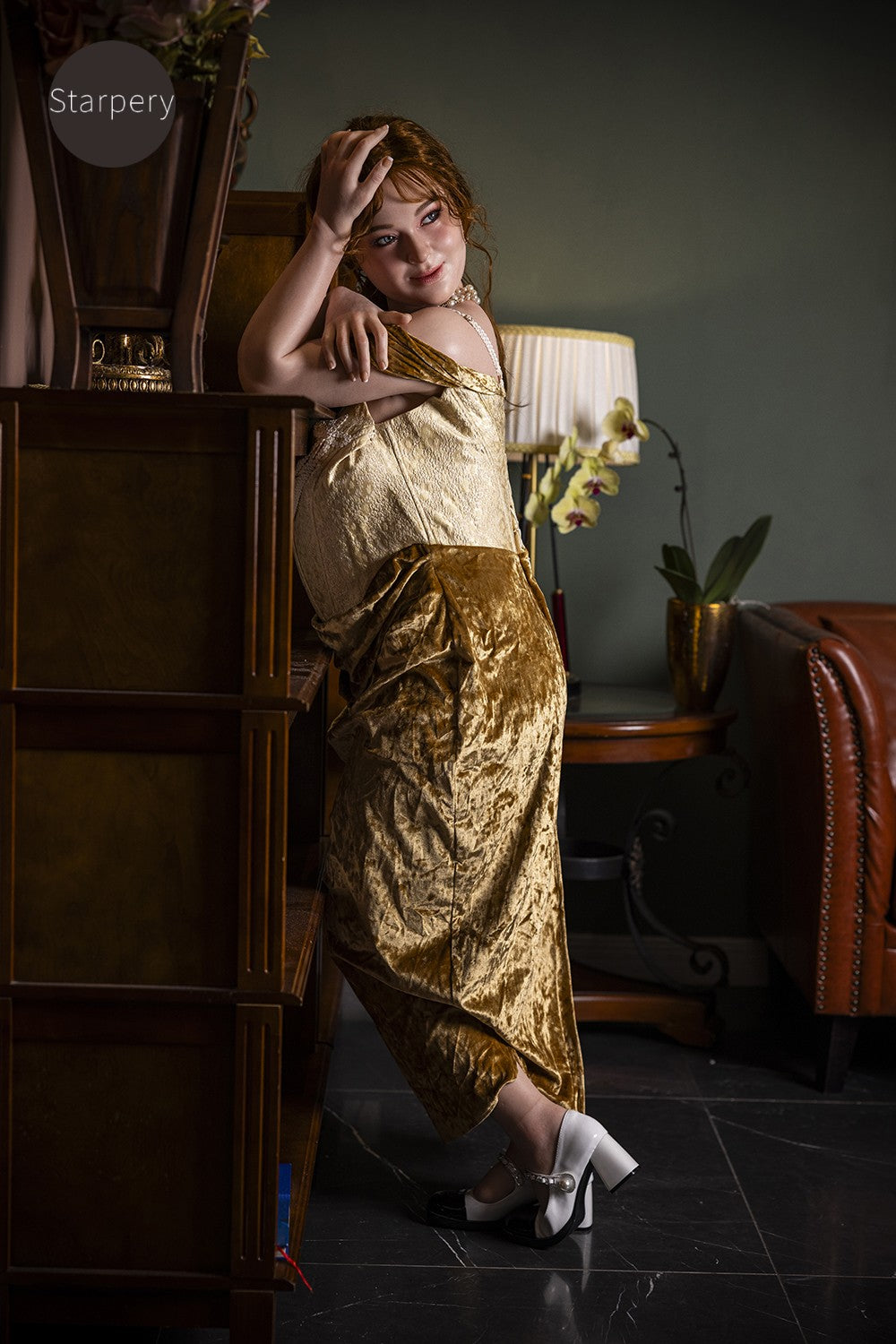 Elfenben sexdukke (Starpery 161 cm H-cup TPE+silikone)