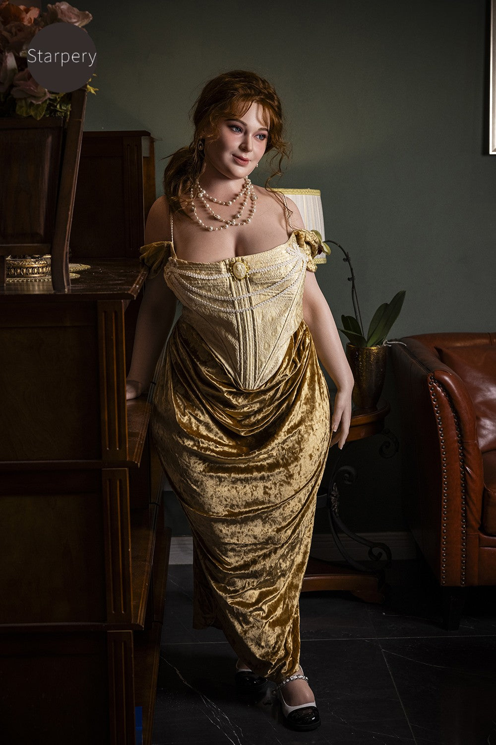 Elfenben sexdukke (Starpery 161 cm H-cup TPE+silikone)