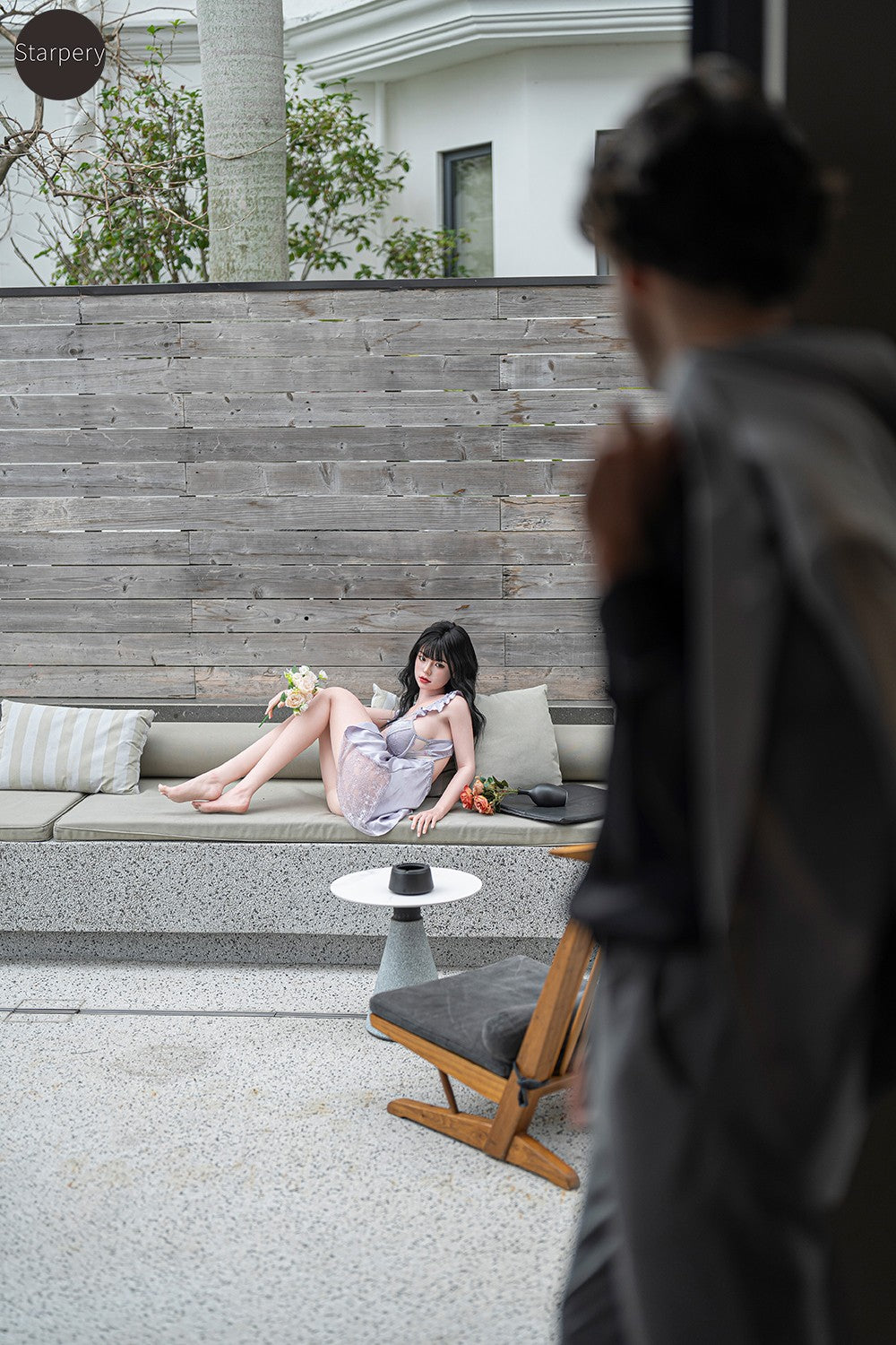 Barbara sexdukke (Starpery 171 cm D-cup TPE+silikone)