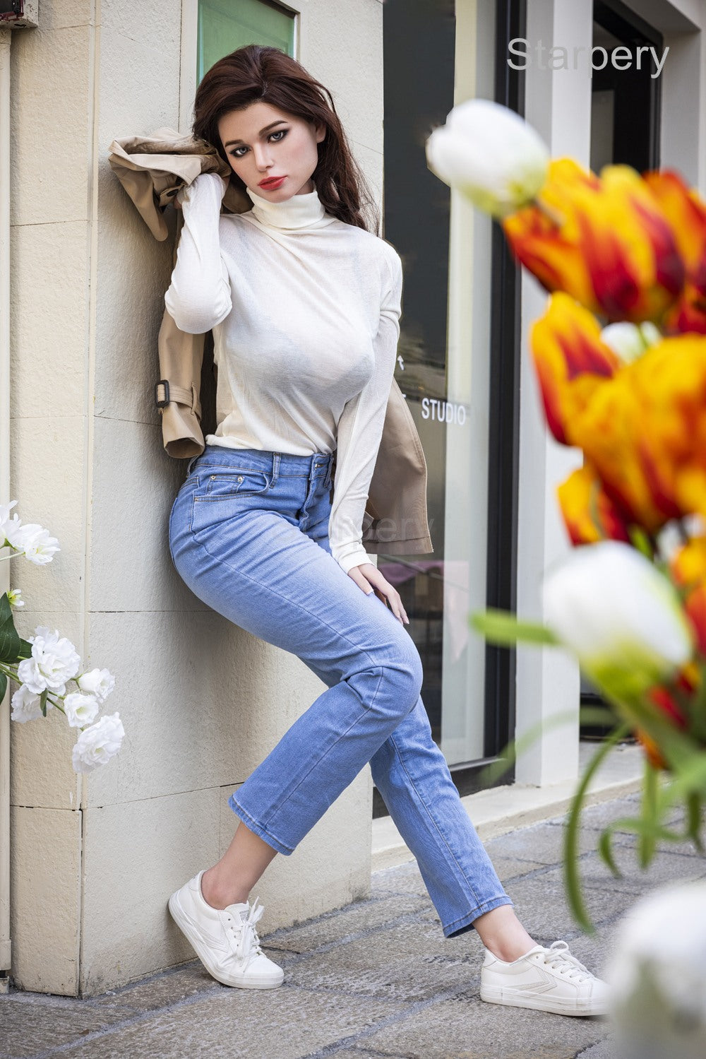 Christina sexdukke (Starpery 171 cm D-cup TPE+silikone)