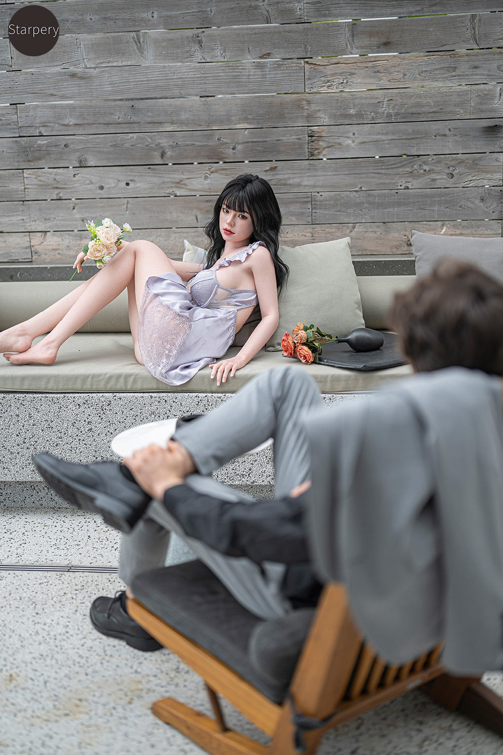 Barbara sexdukke (Starpery 171 cm D-cup TPE+silikone)