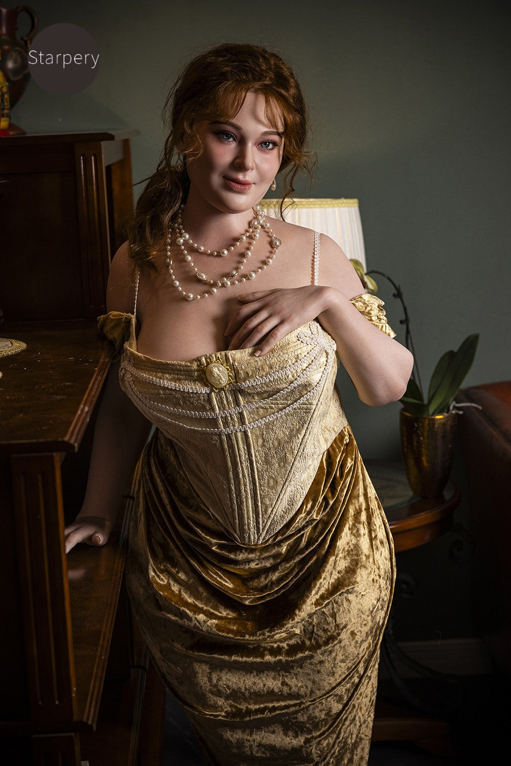 Elfenben sexdukke (Starpery 161 cm H-cup TPE+silikone)