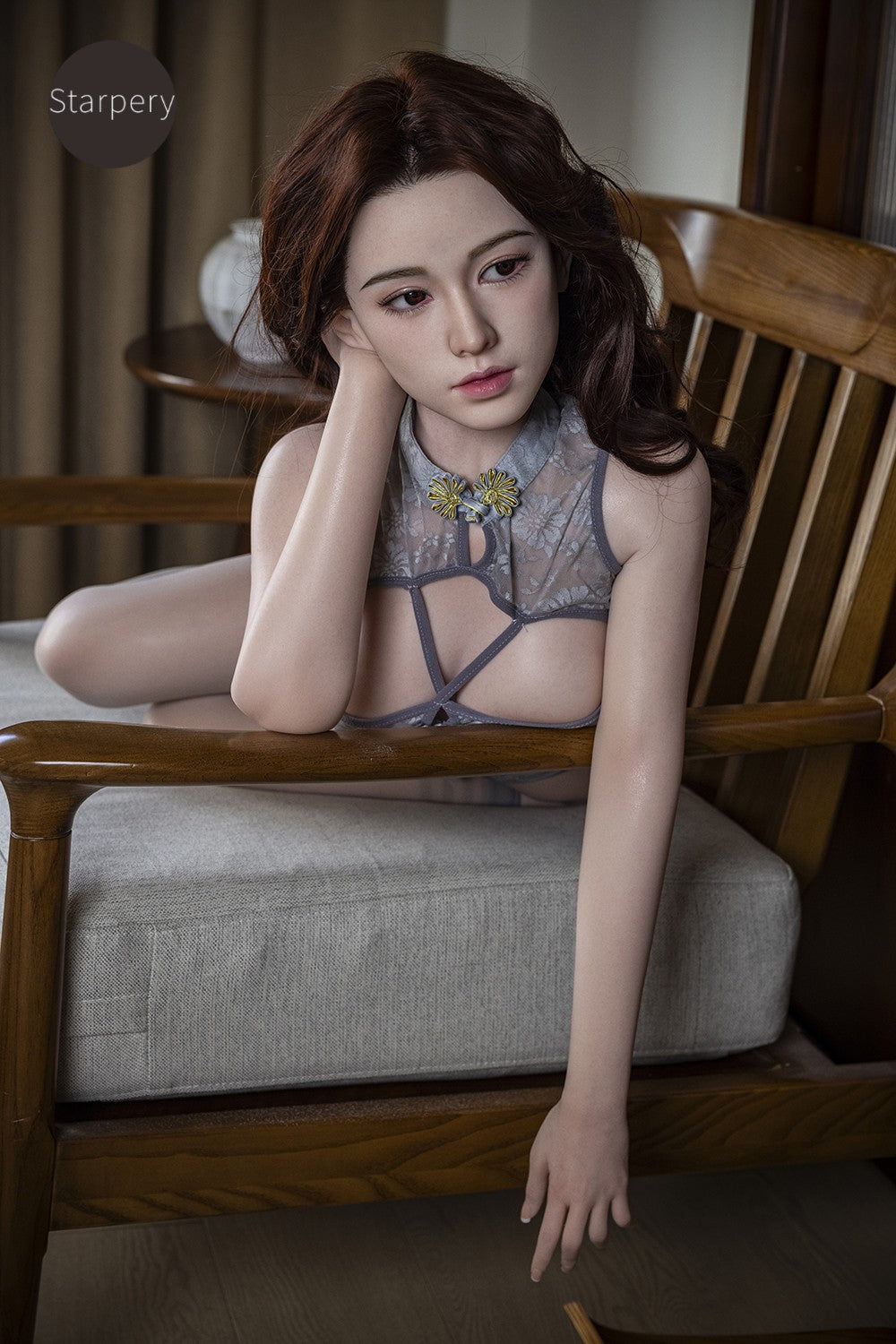 Nina sexdukke (Starpery 151 cm B-cup TPE+silikone)