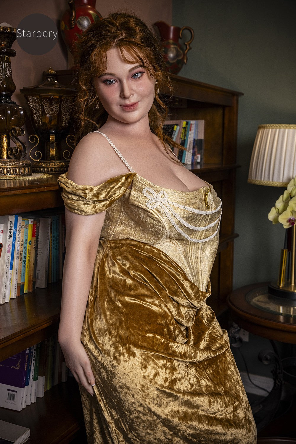 Elfenben sexdukke (Starpery 161 cm H-cup TPE+silikone)