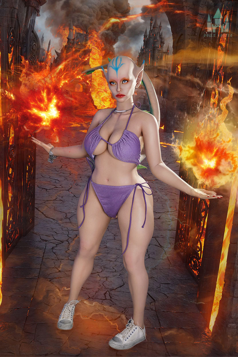 Pandora sexdukke (Dolls Castle 153 cm G-cup #A135 silikone)