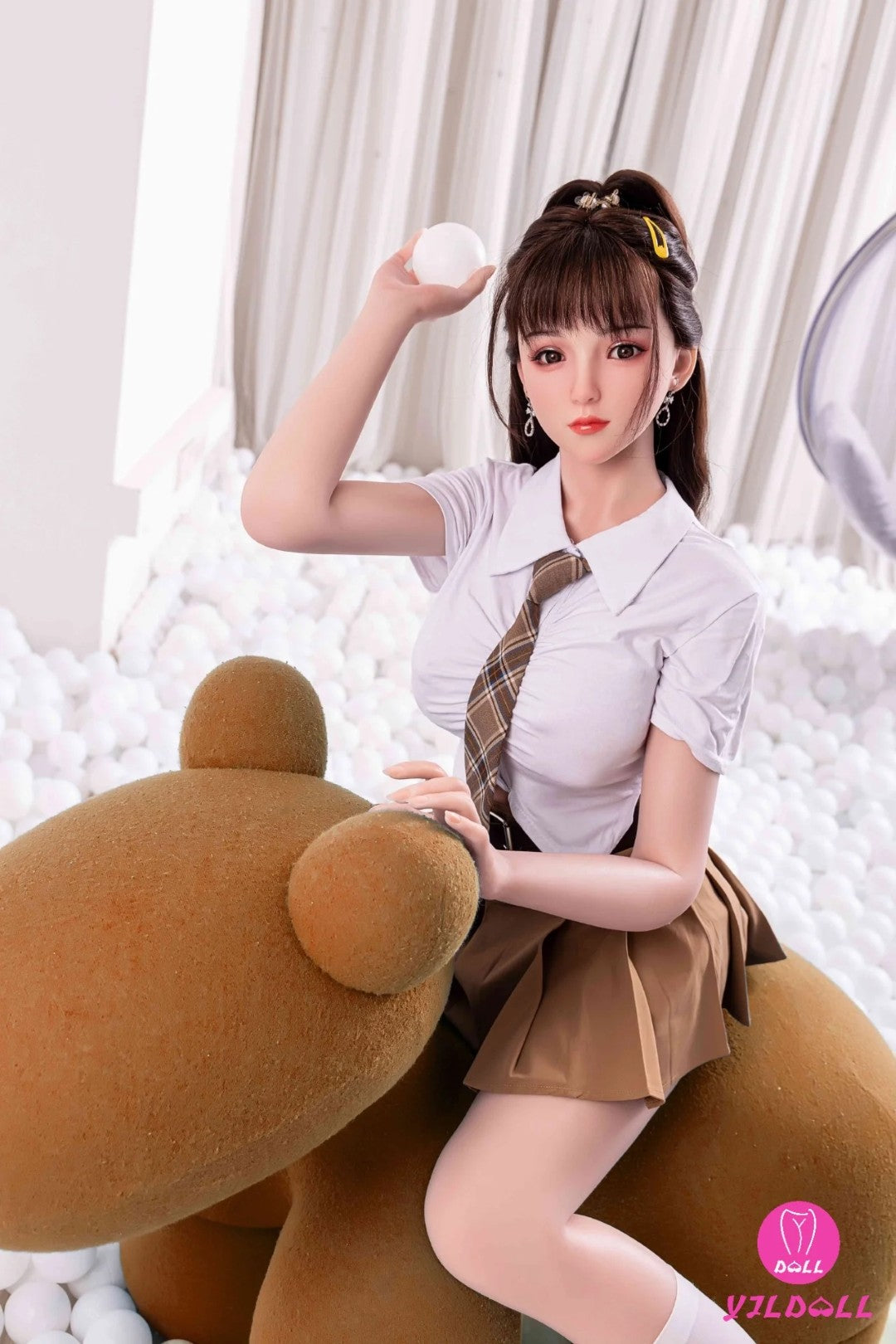 Kenley sexdukke (YJL Doll 148 cm D-cup #294 TPE+silikone)