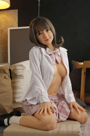 Ren sexdukke (Min loli waifu 138 cm b-cup TPE+silikone)