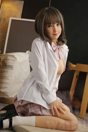 Ren sexdukke (Min loli waifu 138 cm b-cup TPE+silikone)