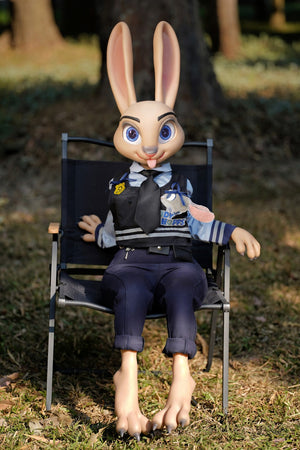 Judy the Rabbit sexdukke (Dolls Castle 120 cm c-cup silikone)